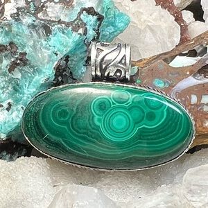 Malachite pendant